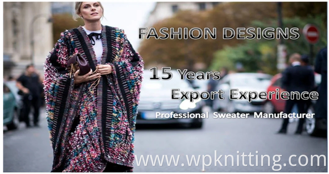 Turtleneck Pullover Winter Women′s Long-Sleeved Sweater Fashion Knitwear